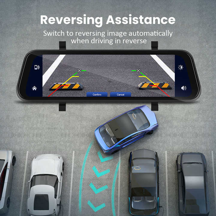 CarLover - Premium Dual Lens Dash Cam™ W Apple-Carply/Andriod-Auto