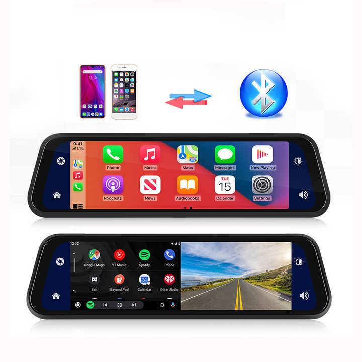 CarLover - Premium Dual Lens Dash Cam™ W Apple-Carply/Andriod-Auto