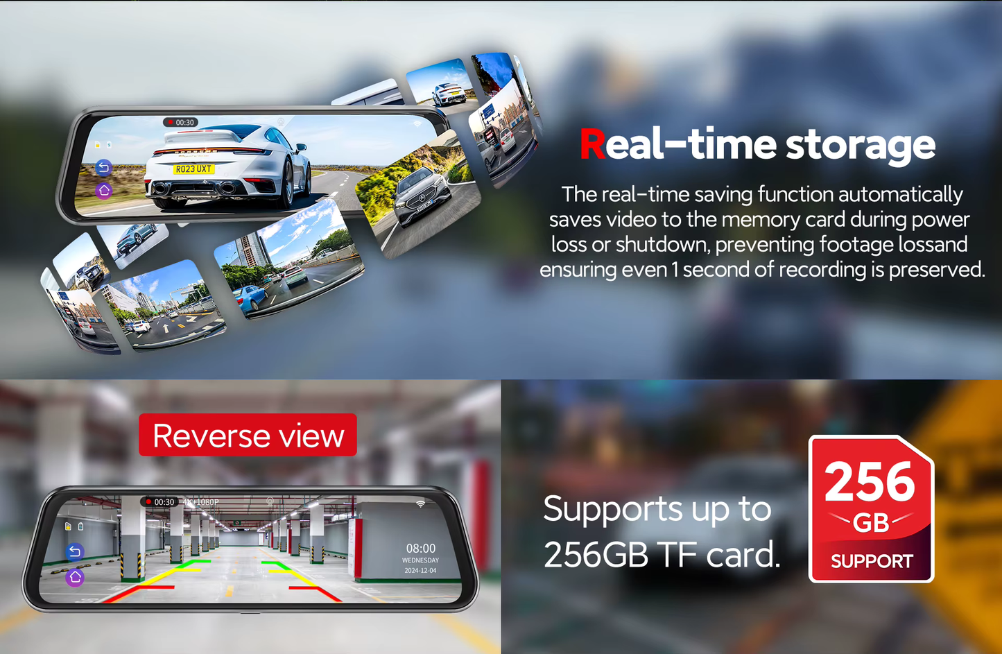 CarLover - Premium Dual Lens Dash Cam™ W Apple-Carply/Andriod-Auto